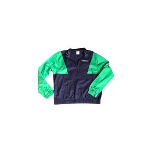 Men’s Champion Blue and Green Pullover Windbreaker